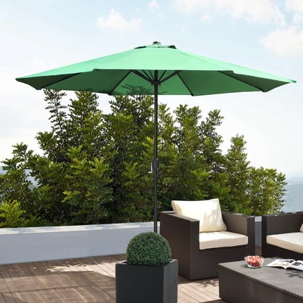 Tuin parasol stokparasol 300x230 cm groen