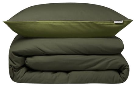 Beddinghouse Warm dekbedovertrek - Eenpersoons - 140 x 200/220 cm - Groen