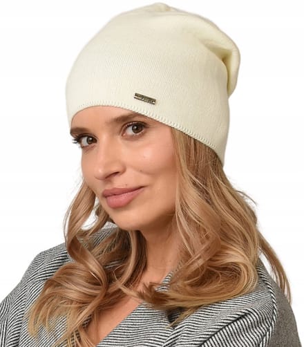 Alur - Dames Czapka - Herfstmode - Krasnal Beanie - Krem