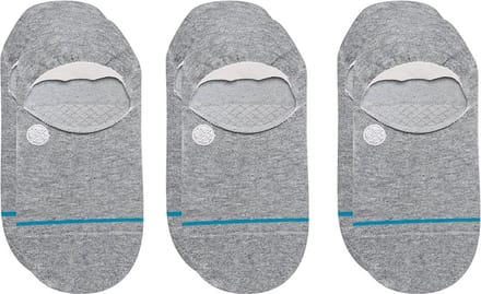 Stance unisex casual 3P footies icon grijs