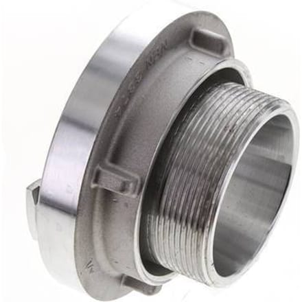 65 (81 mm) Gesmeed Aluminium Storz-koppeling G 2 1/2'' Buitendraad Draaibaar