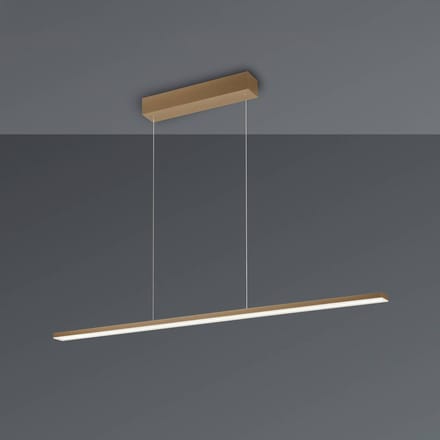 Bopp LED hanglamp Baseline 2.0, zandkleurig, lengte 119 cm
