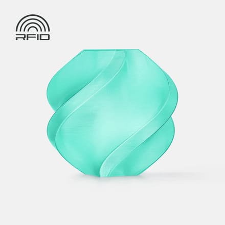 Bambu Lab PETG Translucent Filament 1.75 mm – Mintgroen 1 kg – Met Spoel