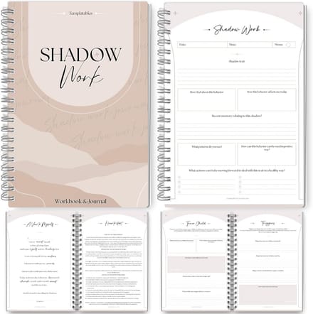 Shadow Work Journal voor Zelfontdekking | Geleide Therapie en Mindfulness Oefeningen