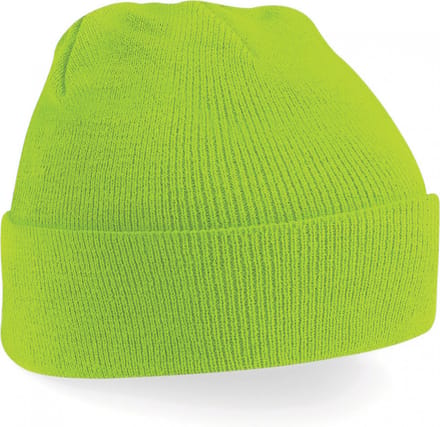 Beechfield Original Cuffed Beanie Lime Green