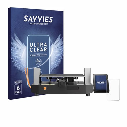 Savvies - Screenprotector voor Anycubic Kobra 3 - Folie Beschermfolie transparant 6 Stuks