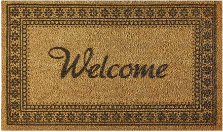 MD Entree - Deurmat - Kokosmat - Finesse - Flower Border - 45 x 75 cm