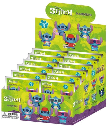 Lilo & Stitch Series 5 Magneet - Display 12 Zakjes