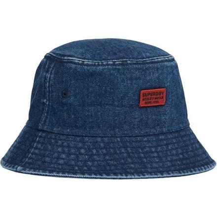 Superdry Washed Emmerhoed Blauw