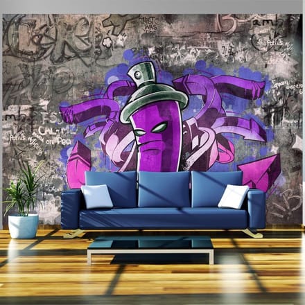 Fotobehang – Behangpapier - Fotobehang - Graffiti spray can 150x105 - Artgeist