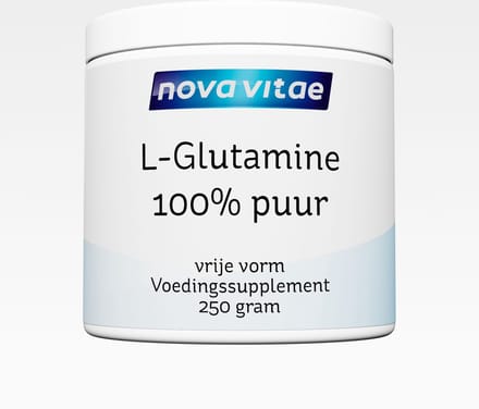 Nova Vitae - L-Glutamine - 100% Puur - 250 gram poeder