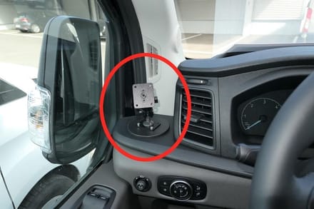 Brodit ProClip houder geschikt voor Ford Transit 2020 - Left mount, Hoog Extra sterk