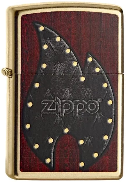 Zippo aansteker Leather Flame