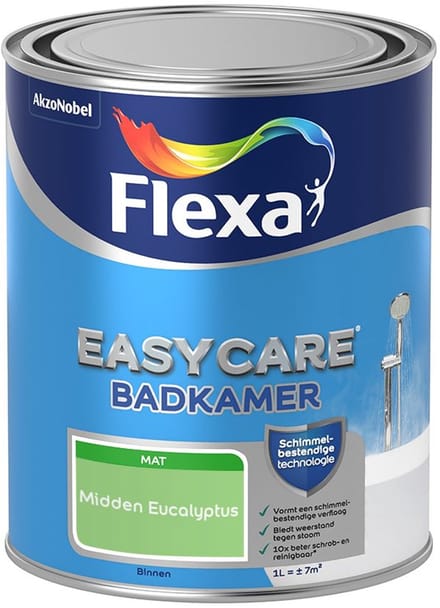 Flexa - Easycare Badkamer - Midden Eucalyptus - Mengverf - 1 L