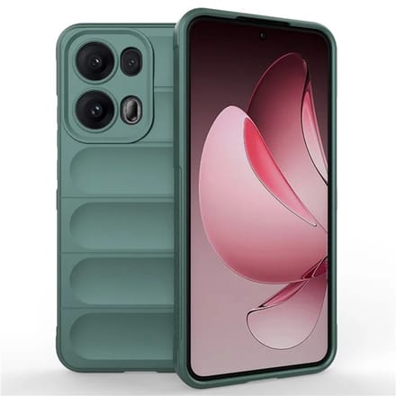MobyDefend Hoesje - Geschikt voor Oppo Reno13 Pro - TPU Gripcase - Groen