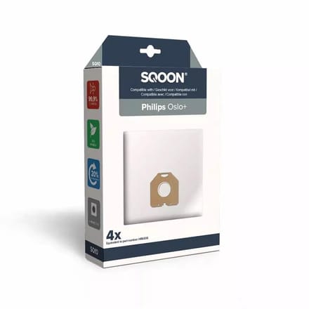 SQOON Stofzuigerzak Philips Oslo doos a 4 stuks