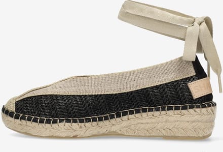 Shabbies Amsterdam - Palma Kimono Raffia Zwart - Maat 36