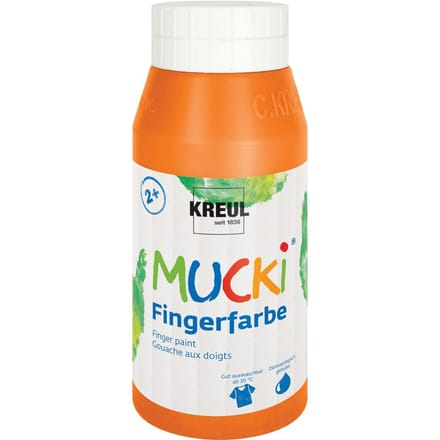 MUCKI Vingerverf, 750 ml - Oranje