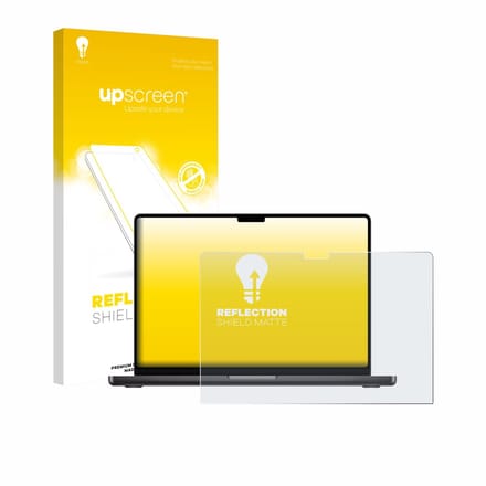 upscreen - Screenprotector voor Apple MacBook Pro 16" M5 2026 - Folie Beschermfolie anti glare matte