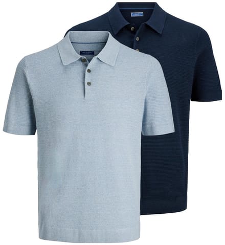 Jack & Jones Heren poloshirt 2 pack Bluriley