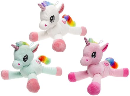 Duckiez Pluche Eenhoorn M Regenboog - 1 stuk