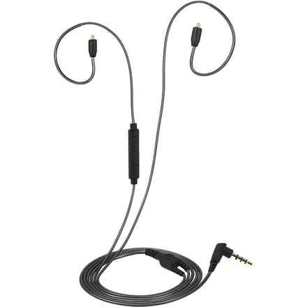 3,5 mm bedrade oortelefoonkabel Afneembaar vervangend hoofdtelefoonsnoer met microfoon MMCX-connector voor
