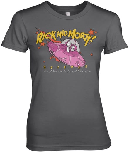 Rick and Morty T-shirt Science Girly Tee WB-5-RM016-DTF897