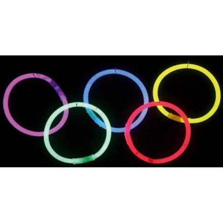 Glow armband breeklicht ass. kleuren 100st.