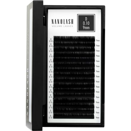 Nanolash Volume Lashes Nepwimpers - D 0.10 9mm - 16 stuks