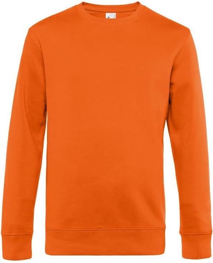 B&C Heren Koning Bemanningstrui (Zuiver oranje)