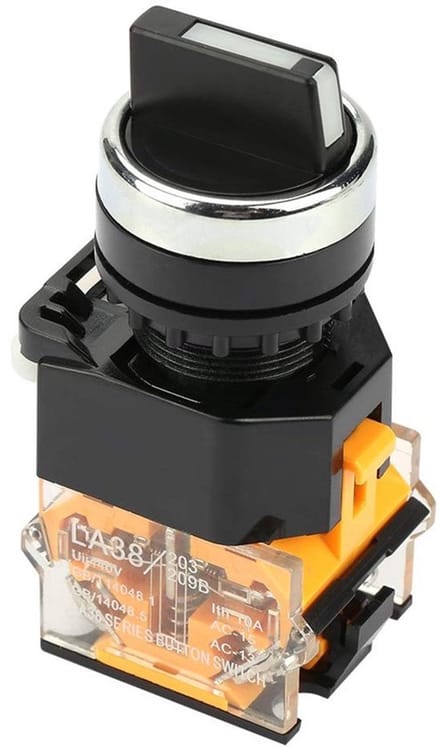 Allecto - Momentary rotary switch - 2-positie schakelaar - Duurzaam