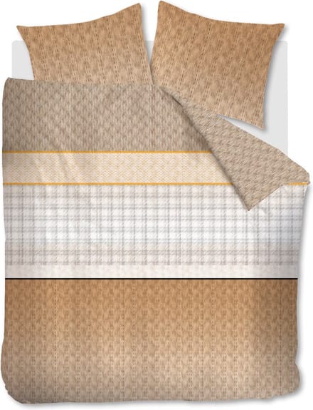 Beddinghouse Dorette Dekbedovertrek - Eenpersoons - 140x200/220 cm - Goud