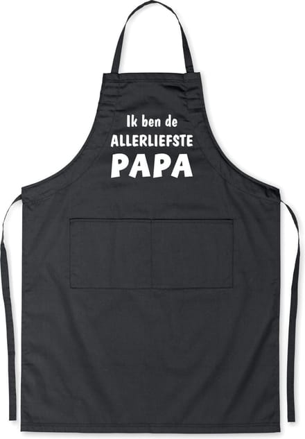 Mijncadeautje Luxe Schort Ik ben de allerliefste PAPA