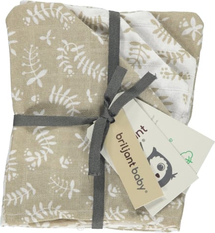 Briljant Washand Botanic Organic Zand 4-Pack