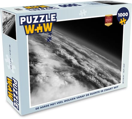 Puzzel Aarde - Wolken - Planeten - Legpuzzel - Puzzel 1000 stukjes volwassenen