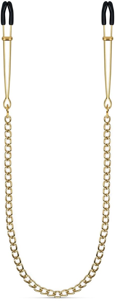 Gouden Tepelklemmen met Ketting