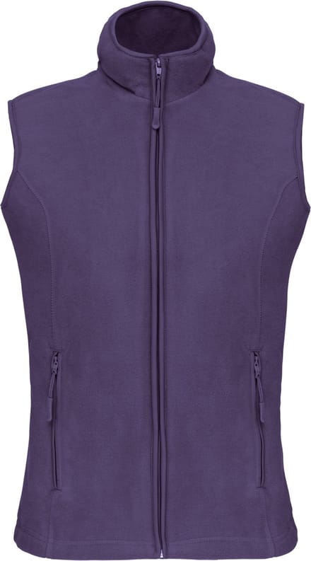 Kariban Bodywarmer van microfleece dames K906 - purple - XS