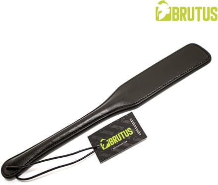 BRUTUS Leather Narrow Paddle - Intense impact - Ergonomische