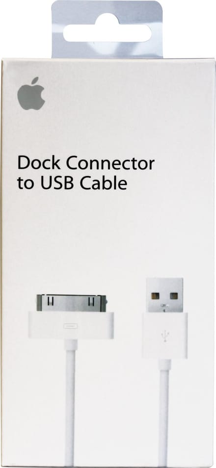Apple iPhone 4 / 4S - Computer Kabel - MA591G/B - 1 meter - Wit