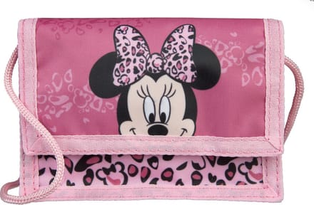 Undercover - Minnie Mouse Portemonnee met Koord en Klittenband - Kunststof - Multicolor