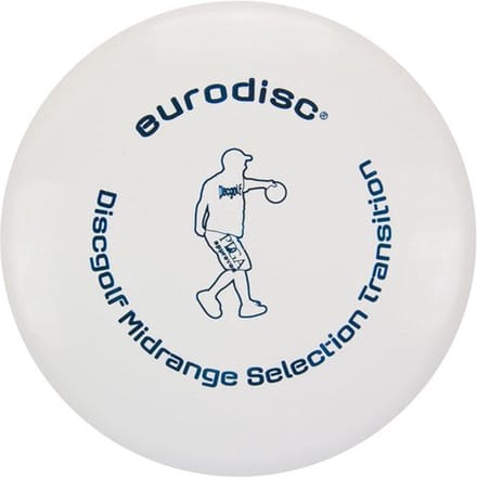 Discgolf disc Eurodisc Discgolf midrange high quality White EDDGSLWHTS Wit 23 cm