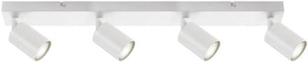 Opbouw Bar Spot Armatuur Wit Siena - 4x GU10 (max 10 watt per spot) - IP20