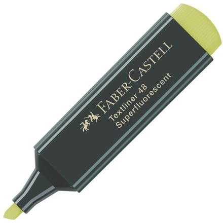 Faber-Castell tekstmarker - fluoriserend geel - markeerstift - FC-154807