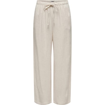 ONLY ONLSIESTA MW PULL-UP LINEN BL PNT NOOS Dames Broeken - Moonbeam