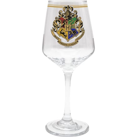 Harry Potter Hogwarts Crest Unisex Wijnglas - doorzichtig - Standard
