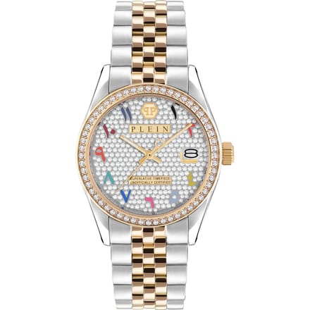 Philipp Plein Date Superlative PW2BA0123 Horloge - Staal - Multi - Ø 38 mm