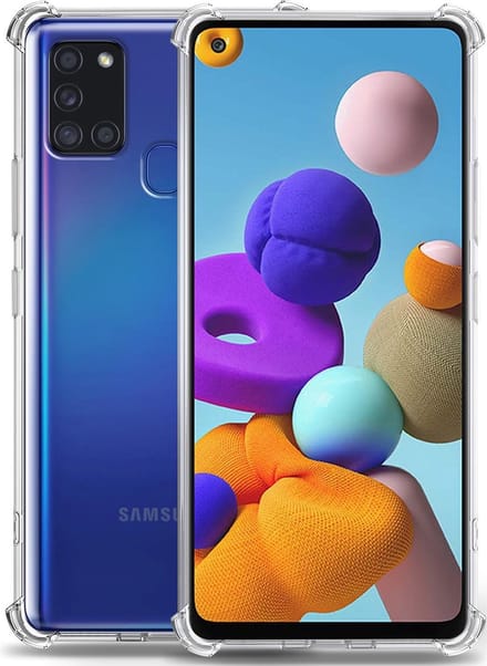 Hoesje geschikt voor Samsung Galaxy A21s - Back Cover Transparant Shockproof
