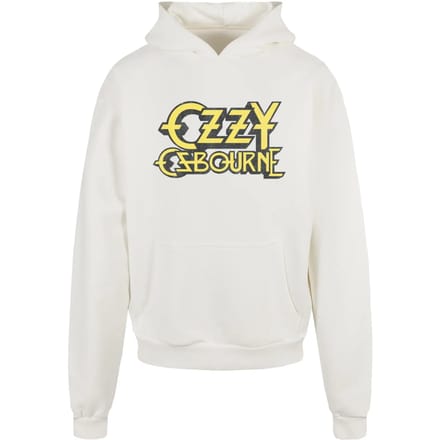 Merchcode Ozzy Osbourne - Ultimate Sin Vintage Ultra Heavy Hoodie/trui - L - Wit