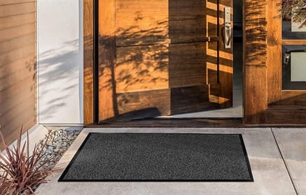 Dutchers.® Schoonloopmat - Droogloopmat - Deurmat - Binnen - Wasbaar - Antislip - Vinyl Achterkant – 90x120 cm – Antraciet