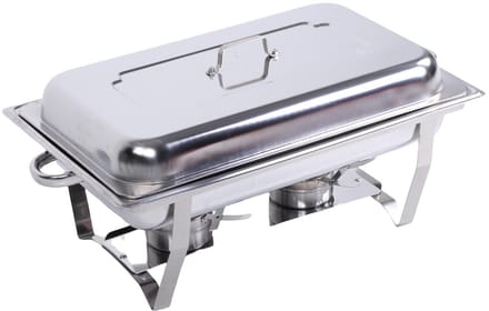 RVS Chafing Dish Buffetset 65cm – Warmhoudschaal met Alcoholbranders – Voor Catering, Feest & Bruiloft